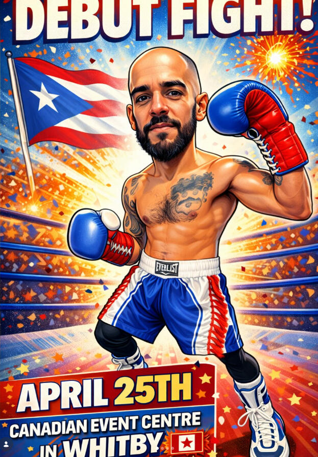 Niles "Silky Smooth" Santos' Debut Fight in Whitby, Ontario, Canada on April 25 2026